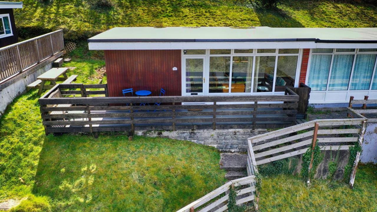 Caswell Beach Chalet 70 Located In Gower Peninsula Swansea Eksteriør billede